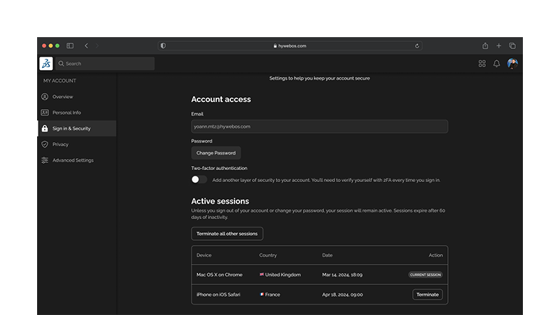 Analytics & reporting